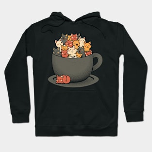 Kitten Latte Overflow Cat by Tobe Fonseca Hoodie